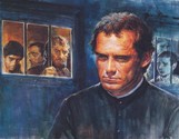 Priest at a prison