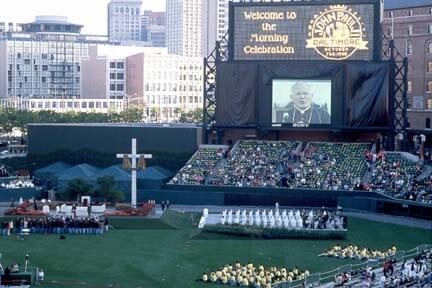 Papal Visit Camden Yards